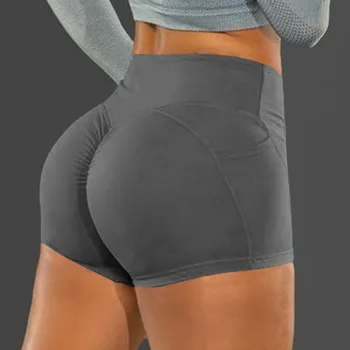 Kvinder Sport Shorts Yoga Tøj Fitnesscenter Høj Talje Push Up Damer Leggings Trænings-Og Problemfri Hip Lift Stramme Athletic Sportstøj