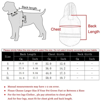 Kæledyr Hund S-XL Regnjakke Knapper Reflekterende Strimmel Vandtæt Tøj Til Chihuahua Søde Mode Regnfuld Dag Hvalp Gå Regn Frakke