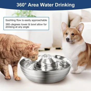Kæledyr Kat Dod Vand Springvand Dog Drikke Skål USB Automatisk Vand Dispenser Super Rolig, der Drikker Auto-Arkføderen Pet Produkter, Forbrugsstoffer