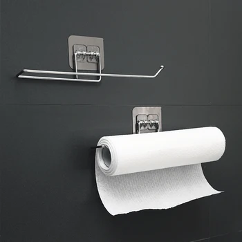 Køkken Papirholder Væv Håndklæde Rack Hængende Badeværelse Toilet Skål Klud Klud Indehaveren Roll Papirer Indehavere Håndklæde Rack Stå