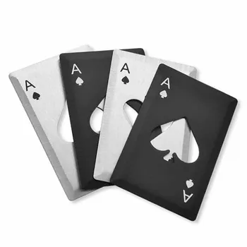 Køkken Tilbehør Poker Card Øl Oplukkere Personlig Rustfrit Stål Kreditkort Oplukker Køkken Bar Værktøj