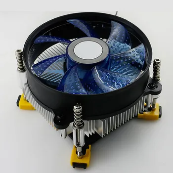 LED 2 Heat-Pipe Stille CPU Køler Heatsink Dual Fan Til LGA 1155 775 1156 For AMD AM3 for AM4 Ryzen 12V Kraftfulde Fa