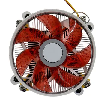 LED 2 Heat-Pipe Stille CPU Køler Heatsink Dual Fan Til LGA 1155 775 1156 For AMD AM3 for AM4 Ryzen 12V Kraftfulde Fa
