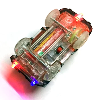 LED-Lys Op elbil Toy Mini Race Bil Lastbil Magic Track Børn Toy Julegave Cool Blinkende Lys For Børn