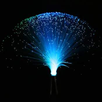 LED-Optisk Fiber Lanterne Syv Farve Skiftende Optisk Fiber Lampe Himlen Fuld Stjerne Bryllup Fest Dekoration Lampe Atmosfære Lampe