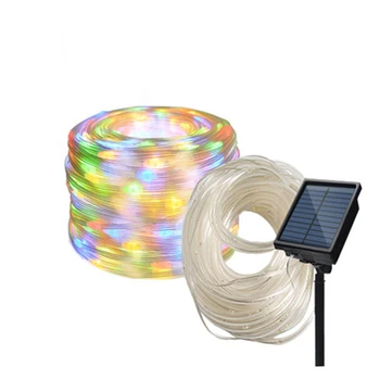 LED Strip til Haven Dekoration Solar LED-Lys Udendørs Bånd, Tape Belysning Christmas Night Lights String Garland Guirlande Neon