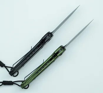 LEMIFSHE MT D2 stål multifunktionelle folde kniv med aluminium håndtag udendørs camping overlevelse køkkenkniv EDC værktøj