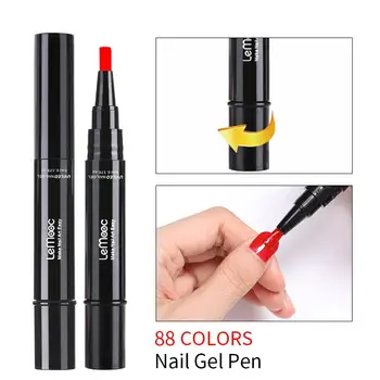 LEMOOC 5 ml Gel Neglelak Nail Pen Farver, Glitter Nail Gel Polish Hybrid Dawdler UV-Nail Art Gel Lak Til Negle