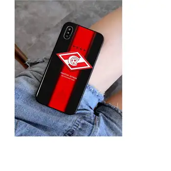 LJHYDFCNB russiske Spartak Moskva Fodbold Phone Case For Iphone 6 6s 7 8 Plus-XR-X XS 11 12 Mini Pro