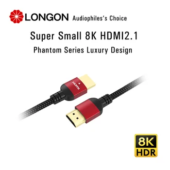 LONGON 8K HDMI 2.1 Kabel-4K 120Hz 48 gbps HDMI-Kabler HDMI 2.1 Kabel til PS5 RTX3080 RTX3090 8K-TV Skifte Slank Kabel 0.5 M