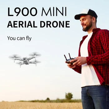 LSRC L900PRO GPS-Drone 4K-Dobbelt HD-Kamera Professionel luftfotografering Børsteløs Motor, Foldbar Quadcopter RC Distance1200M