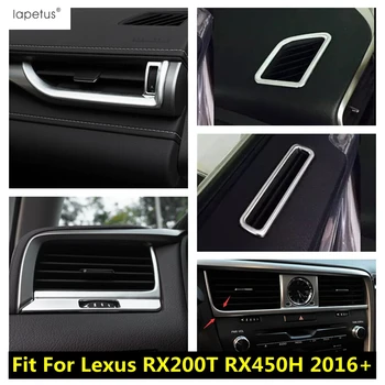 Lapetus Mat Interiør Passer Til Lexus RX RX450h 2016 2017 2018 2019 2020 Dashboard Aircondition, AC Vent Outlet Dække Trim 7 Stk