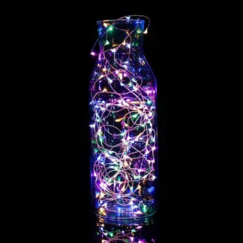 Led-Krans String Lys 2M 20LED Bubble Ball Lampe Ferie Belysning Batteri USB Power Indendørs Til Jul, Bryllup Dekoration