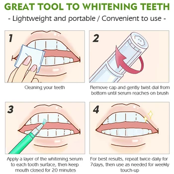 Levende glans-tandblegning pen, tandblegning rengøring værktøjer, fjernelse af Tandsten, mundhygiejne, Gel, tandpleje 2