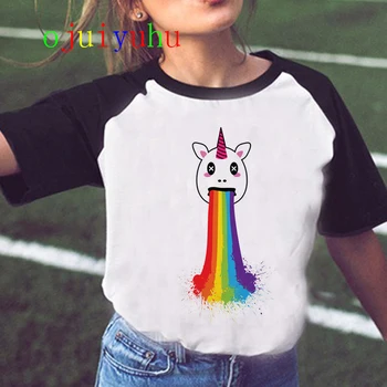 Lgbt-T-Shirt Kvinder Gay Pride-Shirt Lesbiske Rainbow T-shirt Harajuku Ullzang Sjove Tshirt 90'erne Grafisk kærlighed Er Kærlighed Top Tee Kvindelige