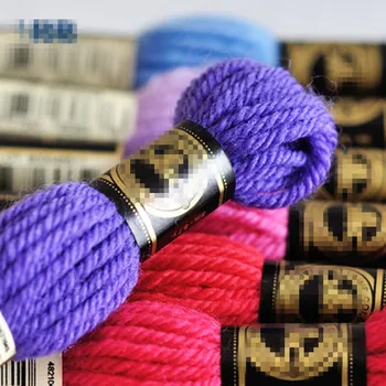 Lignende DMC Uld Cross Stitch Håndlavet broderi tråd tæppe threadCommon farver 390 farver