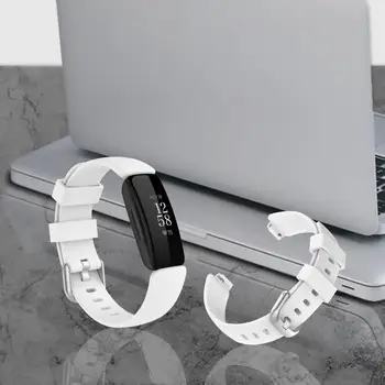 Lille Størrelse Blød Silikone Sikker Justerbare Band for Fitbit Inspirere 2 Band Armbånd Rem Armbånd Ur Udskiftning håndledsrem