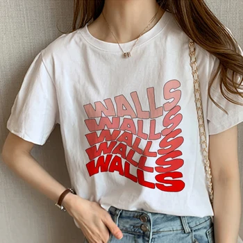 Louis Tomlinson Vægge Graphic Tee T-Shirt Til Kvinder Kawaii Savner Dig Smilende Ansigt, En Retning Æstetiske Vintage Toppe Tshirt Kvindelige