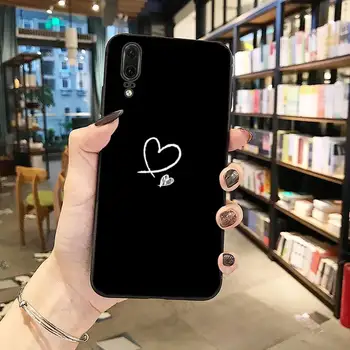 Lovebay Silikone Kærlighed Hjerte Telefon Tilfældet For Huawei honor Mate P 10 20 30 40 Pro 10i 9 10 20 8 x Lite