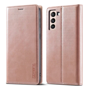 Luksus Læder Tegnebog Magnetisk Flip Phone Case For Samsung Galaxy S21 Plus Card Holder S21 Ultra Bagcoveret Bog
