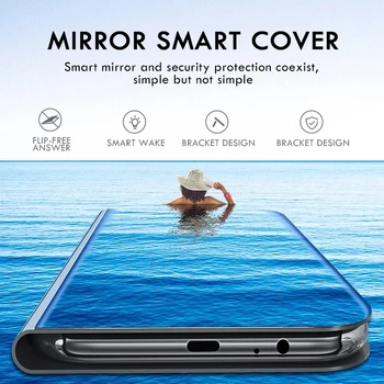 Luksus Smart Spejl-Telefon dækning For Xiaomi Redmi Bemærk 10pro 6 5 Pro K30 K20 8T 10X 9A 9C 8A 4X Mi 10 9 8 Pro A3 CC9 9 Lite Dække