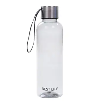 Lækagetæt BPA Fri Sport Drikkevand på Flaske med Bære Rem 500ml Hot Nye Kort vandflaske Vogue Kvinde Mænd vandflaske