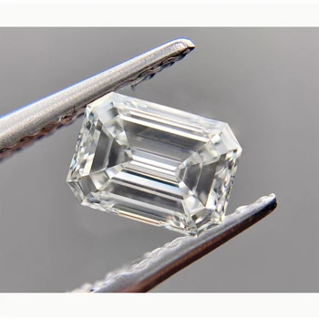 Løs Smykkesten Moissanite Sten 0.2 ct, 10ct D Farve VVS1 Smaragd Cut Diamant Lab Fremragende Klippe Kvinder Smykker Materiale Sten