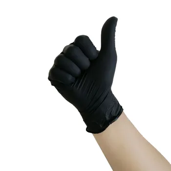 M.100 stk Nitril engangshandsker Vandtæt Pulver Gratis Latex Handsker Til Husholdningsbrug Køkken Laboratorium Rengøring Handsker
