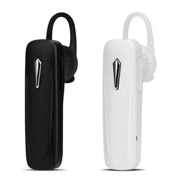 M163 Mini Bluetooth-kompatible Hovedtelefoner Håndfri sæt Ørekrogen Trådløse Ørestykket W/ Mic Til Mobiltelefoner, Tablets Stereo Bas Headset