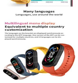 M6 Smart Ur Mænd Kvinder smart band Bluetooth Smartwatch puls, Trænings-og Tracking-Sports Armbånd Til Apple Xiaomi Android