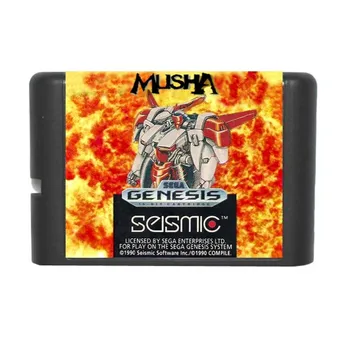 MUSHA 16 bit MD Game Card Til Sega Mega Drive Til Genesis