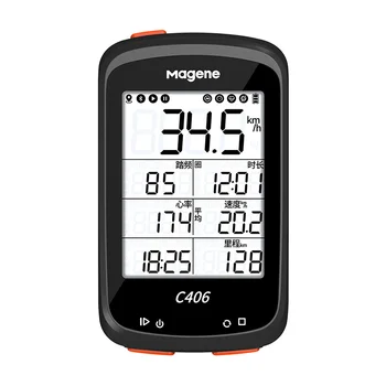 Magene C406 Cykel Computer med GPS Trådløse Smart Speedometer Vej MTB Cykel Monito Stopwatchring Bluetooth ANT+ Cykling Data Kort