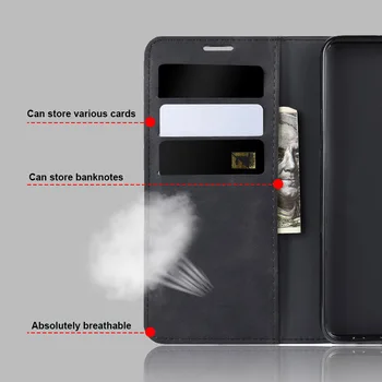 Magnetisk Læder taske Til OnePlus 7T 7T Pro Luxury Tegnebog, Flip-Kort Holder Stand Telefon Tasker Etui Cover På En plus 7 t 7tpro