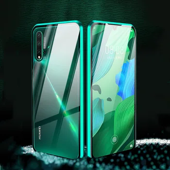 Magnetisk Metal Dobbelt Side Glas Telefonen Sagen For Huawei P40 P20-P30 Pro Ære 10 Lite 8X 9X Y9 S Smart Z 2019 Dække