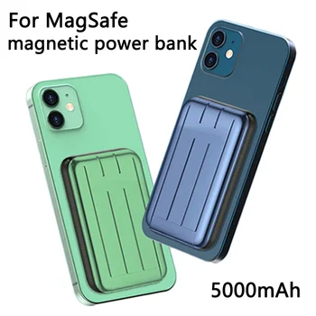 Magnetisk Trådløse Oplader Magsafing Power Bank For Magsafe PowerBank Oplader 10000mAh Ekstern Batteri Til iPhone12 Pro Mini Max