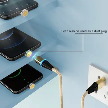 Magnetisk USB-Kabel Til Android Hurtig Opladning af Micro USB Type C Kabel Til Samsung Xiaomi Huawei Mobil Oplader Ledning