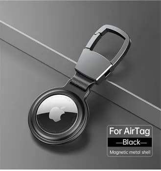 Magnetisk metal Beskytte Airtag Tilfældet For Airtags cover For Apple Locator Tracker Anti-tabte Enhed luksus Ærme for Bag-tasten luagge