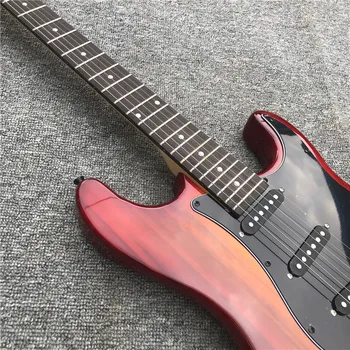 Materiel, elektrisk guitar 39 i, tomat røræg farve, høj glans 6-string fransk Tung krop elektrisk guitar