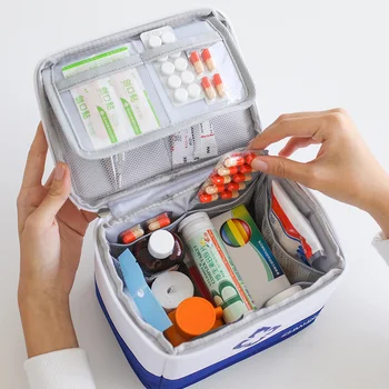 Medicinskabet Hjem opbevaring medicin max stof first aid kit multifunktionelle lagdelt medicin, medicinsk box