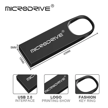 Metal-pendrive, 16GB 32GB USB 2,0 flash-drev 128 GB 64GB USB-Memory Stick, pen-drev, flash u disk