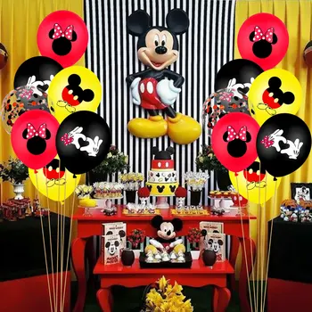 Mickey Mouse Baby Shower Fest Dekoration Børn Fødselsdagsfest Disponibel Part Forsyninger Mickey, Minnie Kage Udsmykning