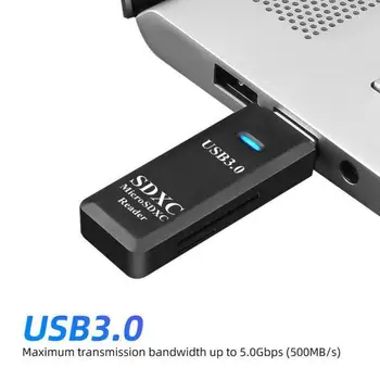 Micro SD og TF Hukommelseskort, Kortlæser, USB 3.0 High Speed Data Overførsel til Computer og Laptop