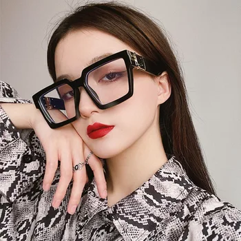 Millionaire Solbriller Mode Vintage Luksus-Pladsen Millionær Briller Tidevandet Stor Ramme Oculos De Sol Masculino Vogue Nuancer