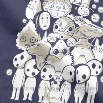 Min Nabo Totoro Mænds T-Shirt-Nyhed Tee Shirt Kort Ærme Rund Hals T-Shirts Ren Bomuld Sommer Tøj