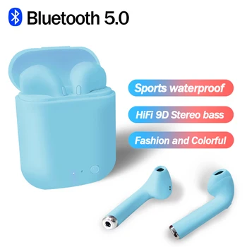 Mini-2 TWS Bluetooth-Hovedtelefoner, Trådløse Hovedtelefoner Stereo-Bass-Hovedtelefoner Sport Vandtætte Øretelefoner In-Ear Headsets Gratis Fragt