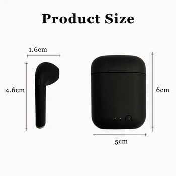 Mini 2 TWS Trådløse Hovedtelefon Bluetooth-5.0 Hovedtelefoner, Øretelefoner Sport I Ear-Headset, Håndfri sæt ørepropper til iPhone Xiaomi Samsung