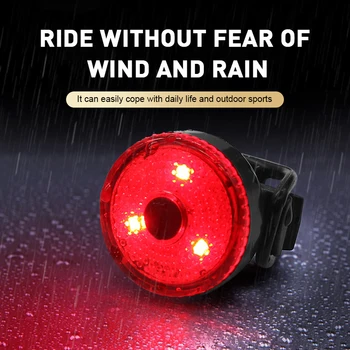 Mini Cykel baglygter LED Cykel Lys Hjelm Lys Usb-Opladelige Vandtæt Sikkerhed Advarsel Cykling Lys Cykel Tilbehør