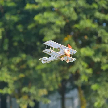 Mini Kamel Fighter 380mm Vingefang balsatræ Laser Cut RC Fly Kit Samling Nye Ankomst God Varm Salg Modeller Toy