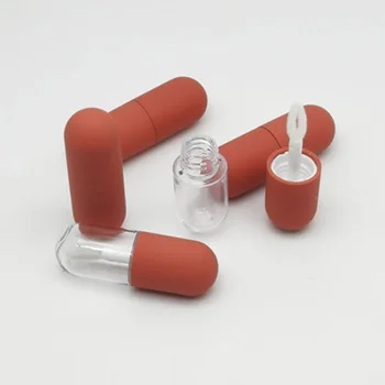Mini-Kapsel Rør Gennemsigtige Gloss Lip Rør Røde Rør, Flasker Værktøjer Glasur Genopfyldning Læbe Flaske Genpåfyldelig Flaske Container