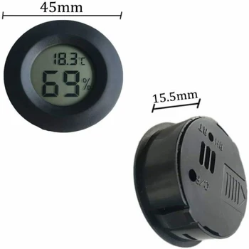 Mini-LCD-Digital Termometer Hygrometer Køleskab, Fryser Tester Temperatur Luftfugtighed Meter Detektor Thermograph Pet Auto Bil